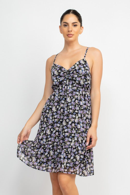 CD 3726 - Back Strap Midi Dress