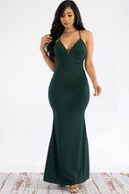 LD 609 - V Neck Princess Dress