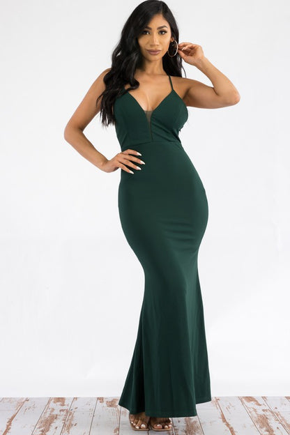 LD 609 - V Neck Princess Dress