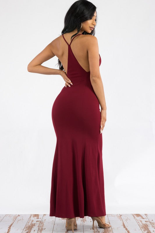 LD 609 - V Neck Princess Dress