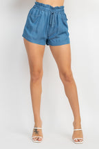 SHT 190 - Elastic Denim Shorts