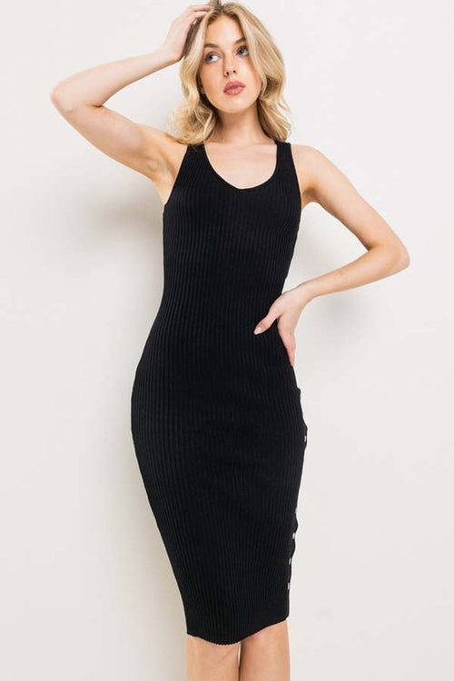 CD 3694 - Convertible Side Slit Yoko Dress