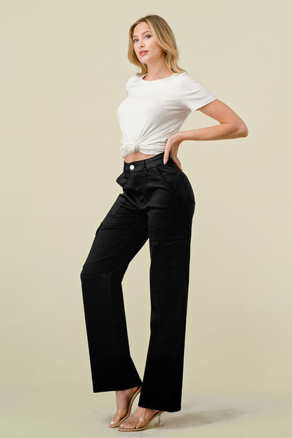 P 809 - High Waist Super Stretch Cargo Jeans