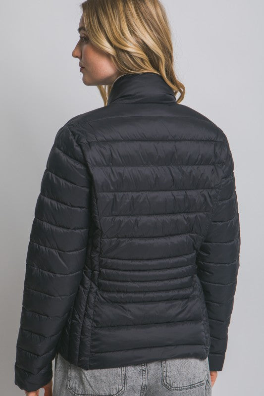 JCT 014 - Lightweight Padded Zip Up Jacket
