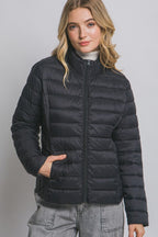 JCT 014 - Lightweight Padded Zip Up Jacket