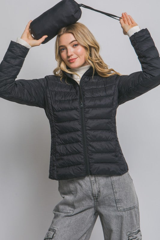 JCT 014 - Lightweight Padded Zip Up Jacket