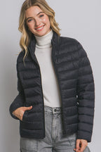 JCT 014 - Lightweight Padded Zip Up Jacket