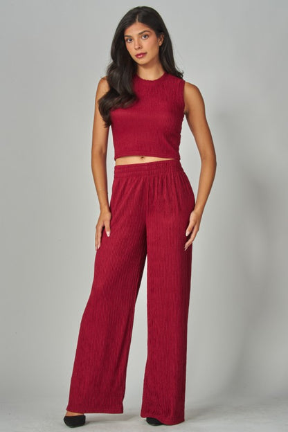 SET 004 - Crinkle Loungewear Set (Pants Only)