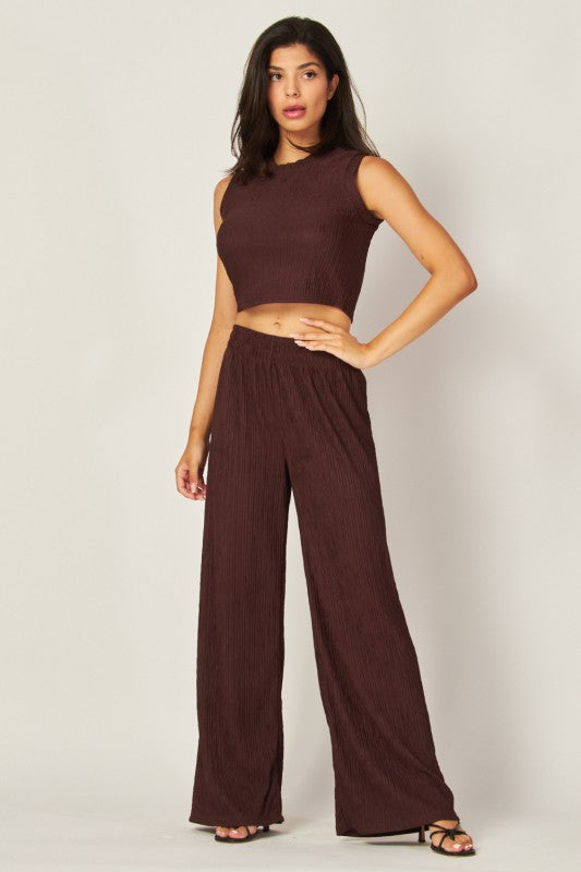 SET 003 - Crinkle Loungewear Set (Top Only)