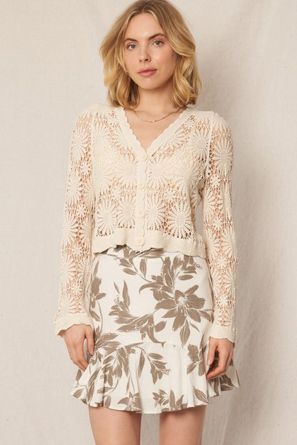 SKT 1050 - Ruffle Mini Skirt