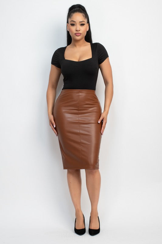 CT 2765 - Double Layer Square Neck Top