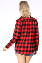 JCT 020 - Checkered Fur Lined Shacket
