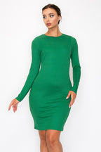 CD 3693 - Double Layer Bodycon Dress