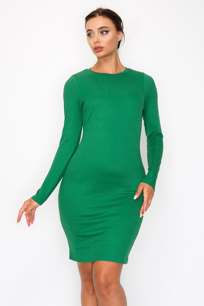 CD 3693 - Double Layer Bodycon Dress