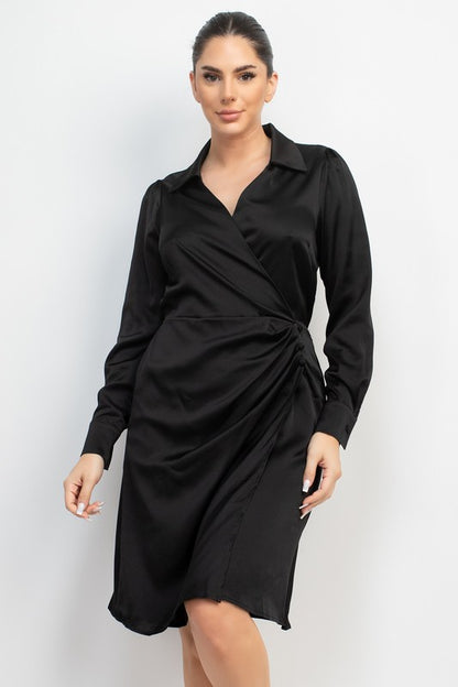 CD 3706 - Wrapped Shirt Dress