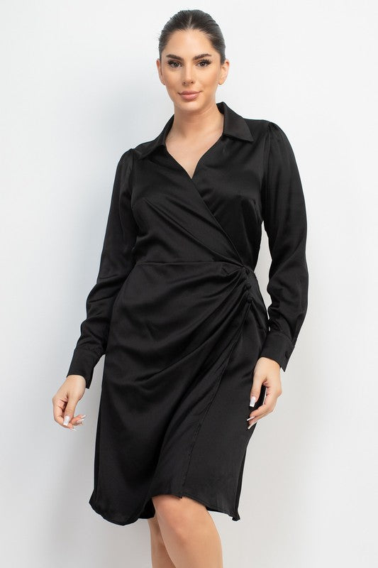 CD 3706 - Wrapped Shirt Dress