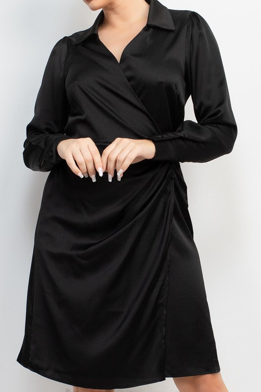 CD 3706 - Wrapped Shirt Dress