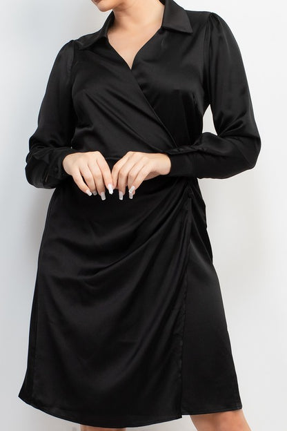 CD 3706 - Wrapped Shirt Dress