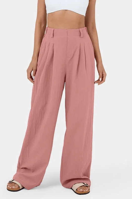 P 806 - Casual Wide Leg Pants