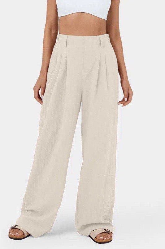 P 806 - Casual Wide Leg Pants