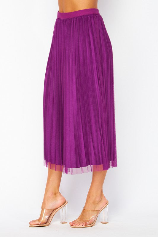 SKT 955 - Double Layered Tulle Skirt