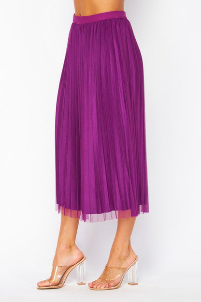 SKT 955 - Double Layered Tulle Skirt