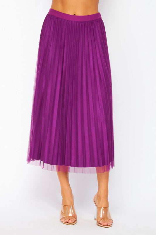 SKT 955 - Double Layered Tulle Skirt