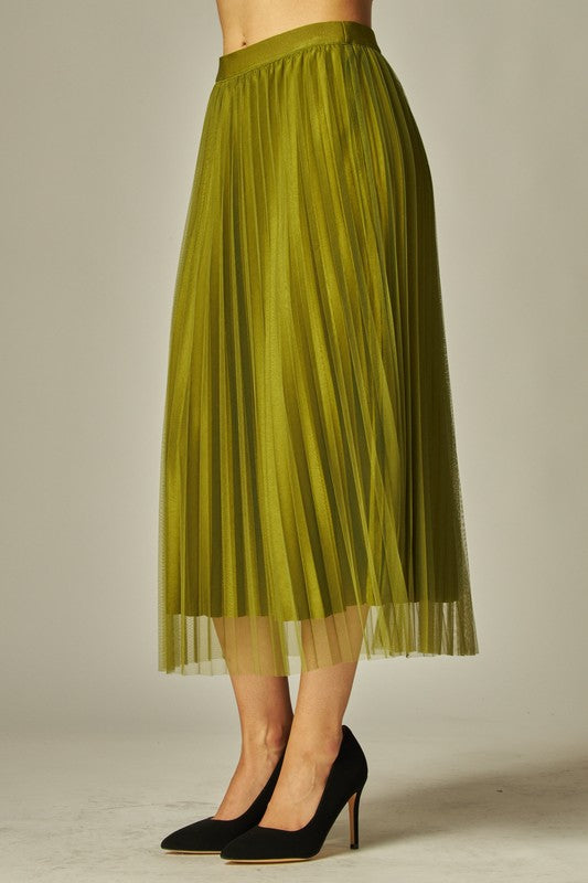 SKT 955 - Double Layered Tulle Skirt