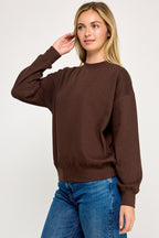 SWT 041 - Relaxed Fleece Crew Neck Sweatshirt