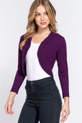 SWT 048 - Scallop Hem Bolero Cardigan