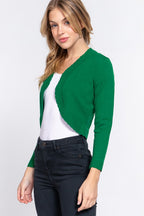 SWT 011 - Scallop Finish Bolero Sweater