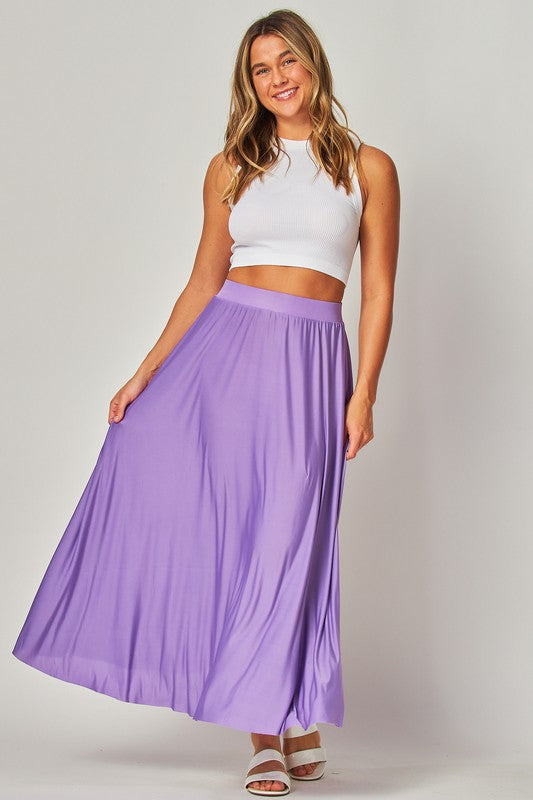 SKT 940 - Stretchy Soft Maxi Skirt