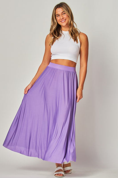 SKT 940 - Stretchy Soft Maxi Skirt