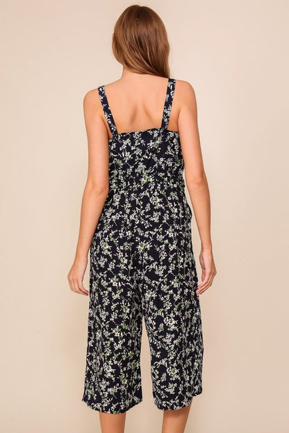 JS 123 - Floral Print Jumpsuit