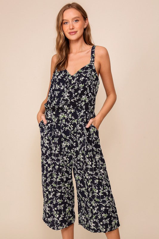 JS 123 - Floral Print Jumpsuit