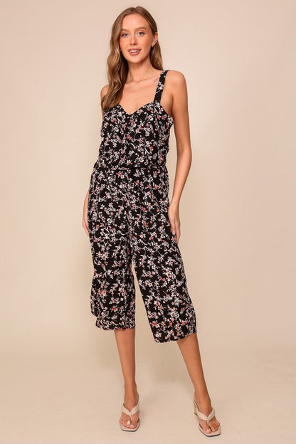 JS 123 - Floral Print Jumpsuit