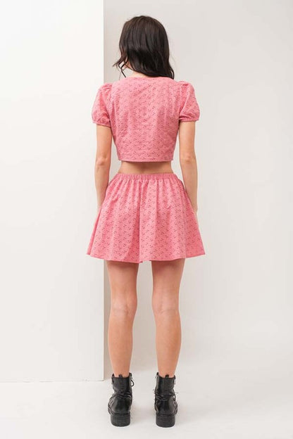 SKT 969 - Cap Sleeve Top & Mini Skirt Set (Skirt Only)