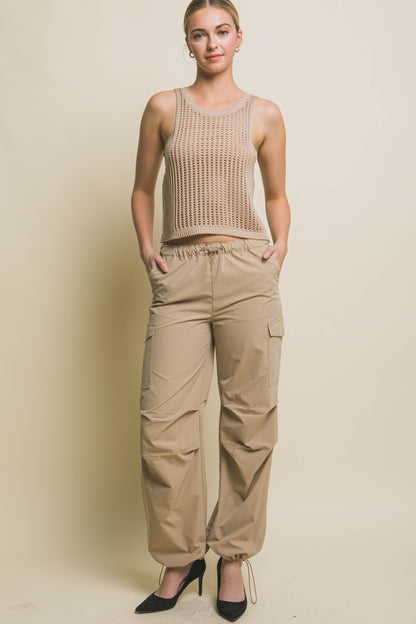 TT 098 - Knit Cropped Tank Top