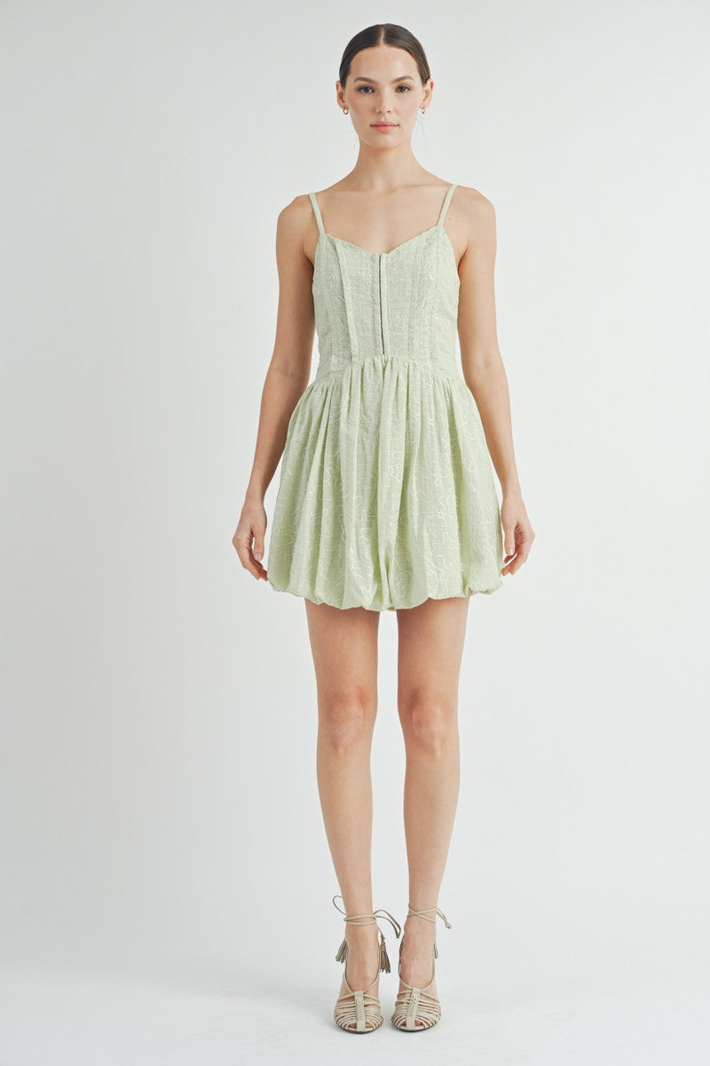 CD 3729 - Bubble Hem Mini Dress