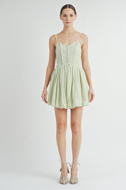 CD 3729 - Bubble Hem Mini Dress