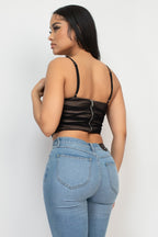 DT 1938 - Seamed Mesh Corset Top