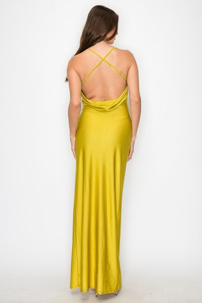 DD 1325 - Cowl Back Cami Dress