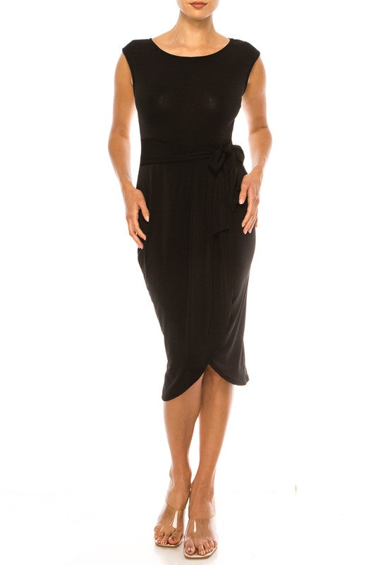 CD 3702 - Sheath Dress with Tulip Skirt