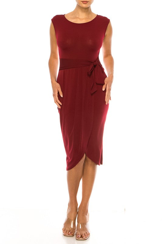 CD 3702 - Sheath Dress with Tulip Skirt