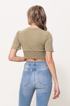 CT 2729 - Bustier Crop Top