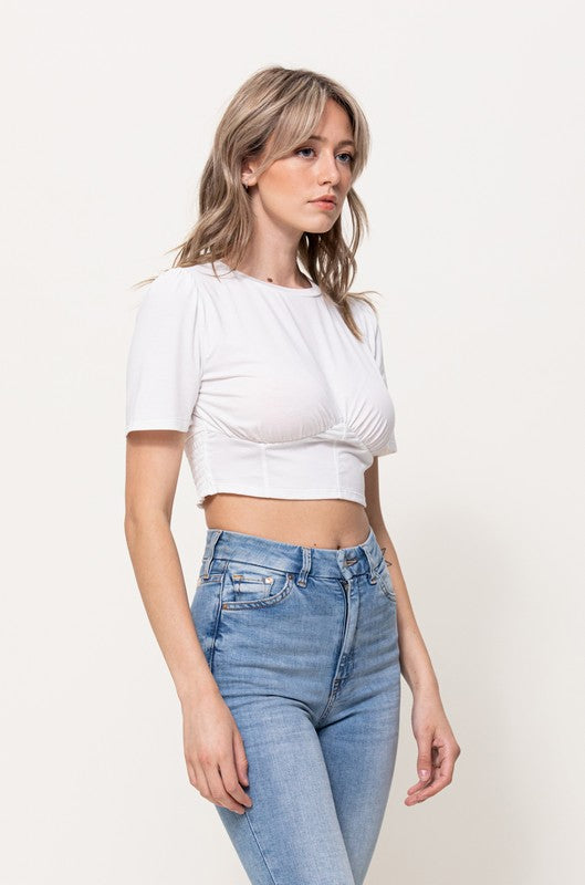 CT 2729 - Bustier Crop Top