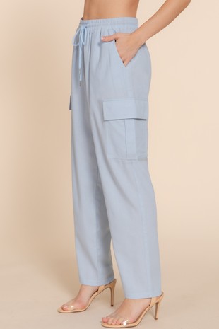 P 832 - Linen Cargo Pants