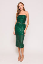 DT 1816 - Strapless Sequin Top