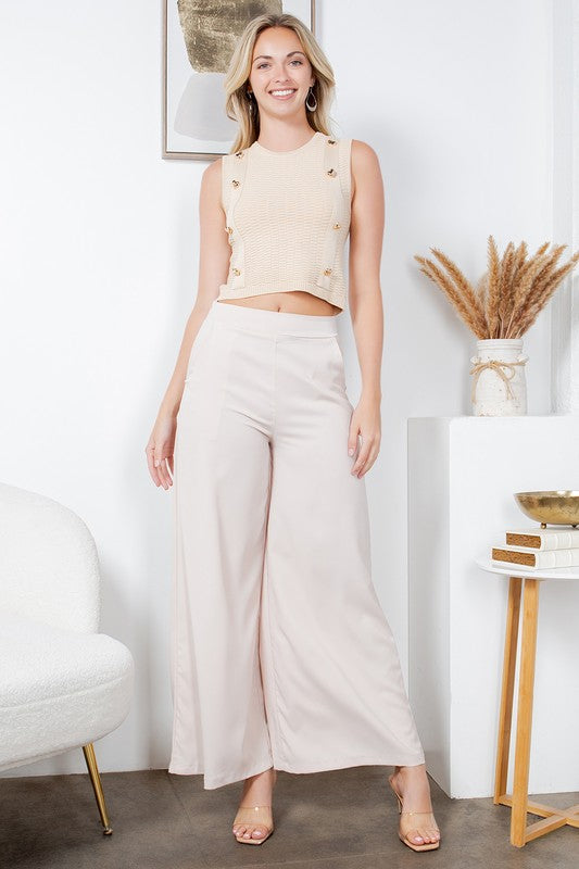 P 789 - High Waist Flare Pants