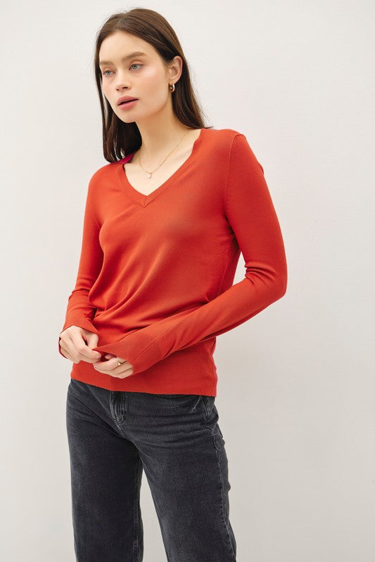 SWT 019 - Classic V-Neck Sweater